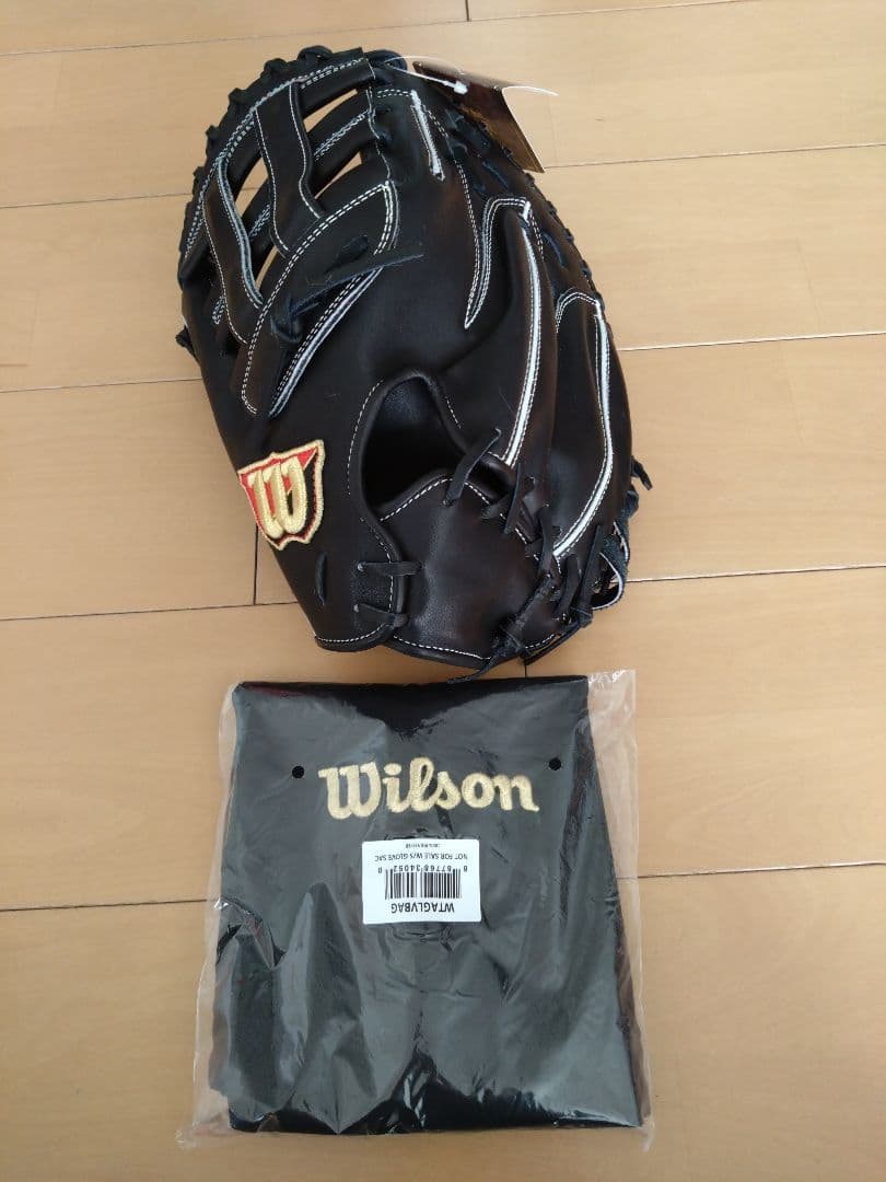 み*き様 Wilson ウィルソン WBW101116 硬式一塁手左投用 ブラッ