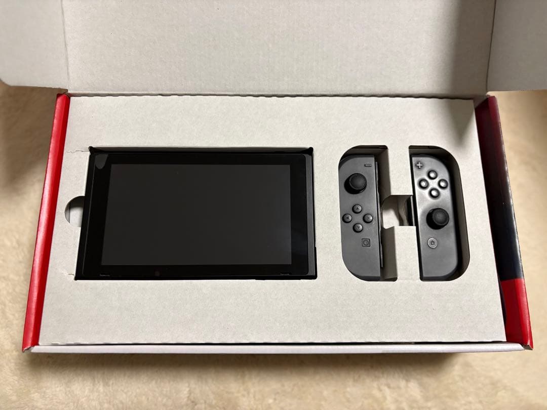 【美品・完品】NintendoSwitch本体グレー2022年製+SD128G付