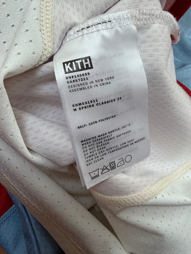 Kith パネル シャツ サッカー ユニフォーム ゲームシャツ メッシュ