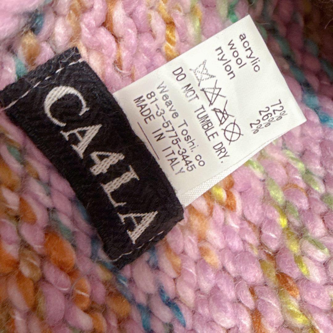 【新品.未使用】♡CA4LA ニット帽 ピンクミックス♡