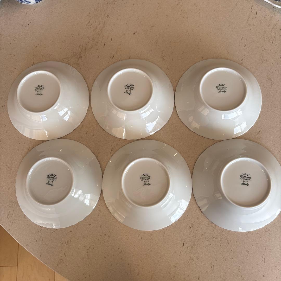 新品　未使用品　リチャードジノリ　ローズブルー　食器セット 28点