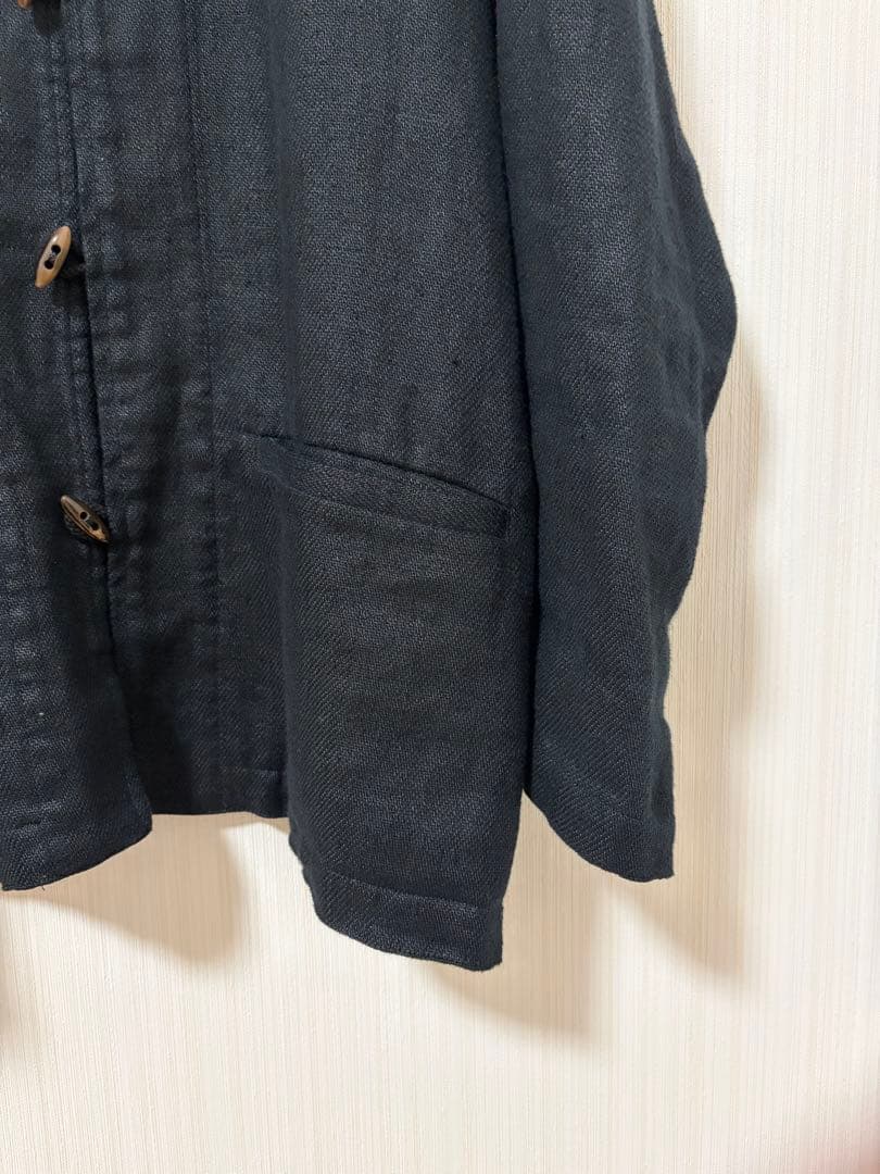 26ss HERILL Linen Duffel Jacket サイズ1 黒
