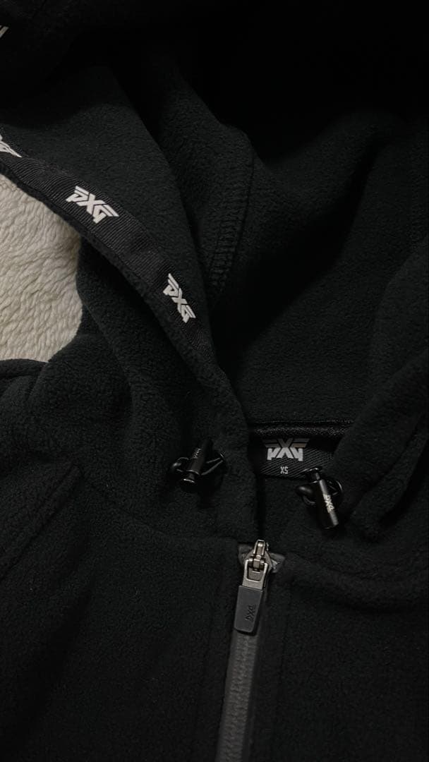 【美品】PXGレディースフード付きベストブラックXS