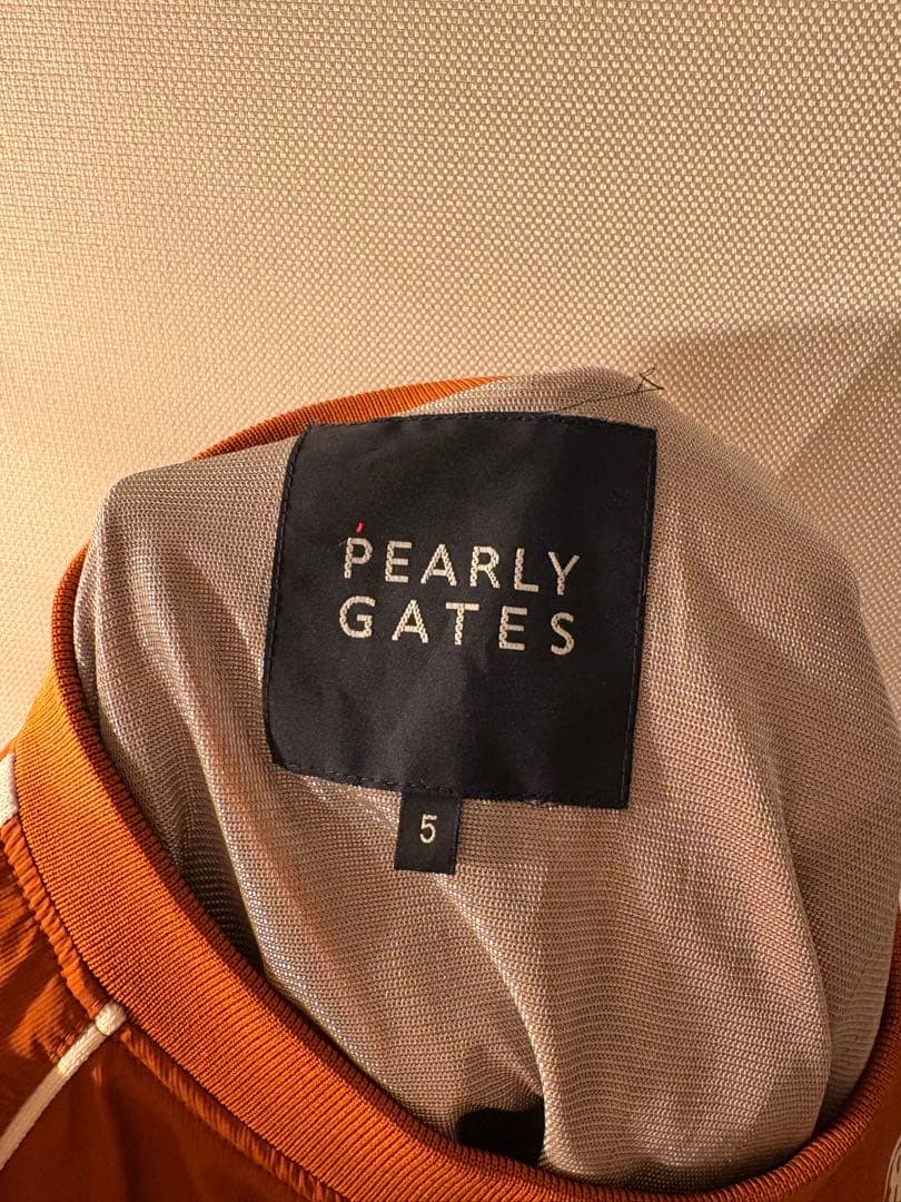 値下げ‼️PEARLY GATES オレンジジャケット size5