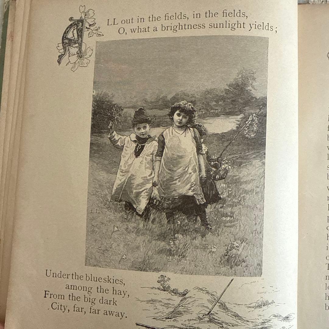 稀少1890年アンティーク絵本ヴィクトリアン洋書イギリス古書ジャンクジャーナル