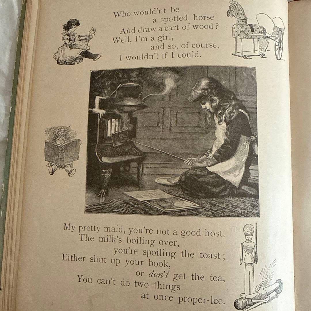 稀少1890年アンティーク絵本ヴィクトリアン洋書イギリス古書ジャンクジャーナル