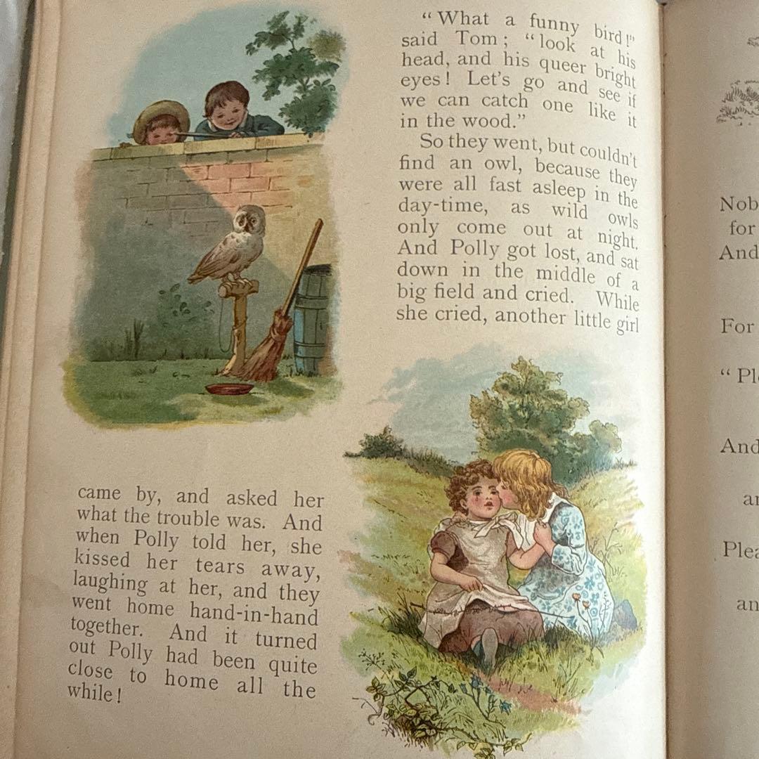 稀少1890年アンティーク絵本ヴィクトリアン洋書イギリス古書ジャンクジャーナル