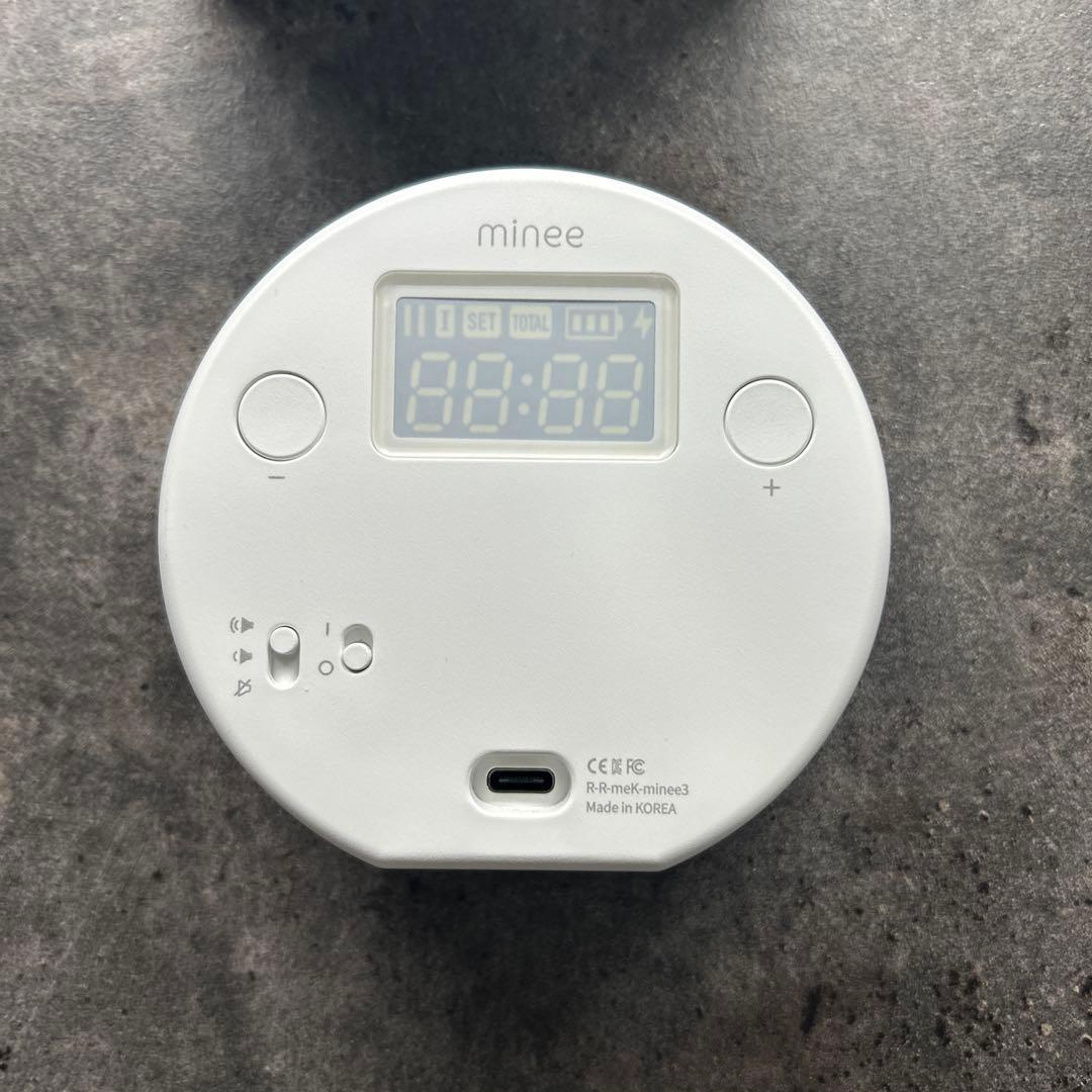 minee 3 円形置時計 アクアミント