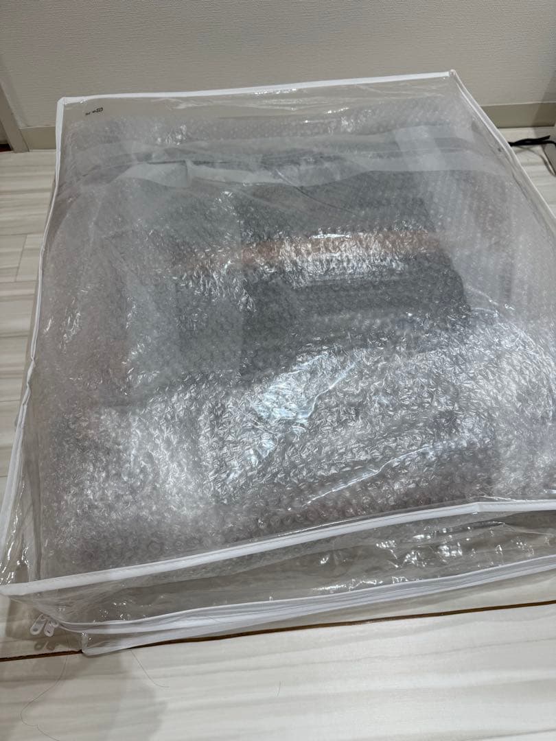 【黒2脚セット】ニトリ　折りたたみアウトドア木製ローチェアウッドチェア 配送のみ
