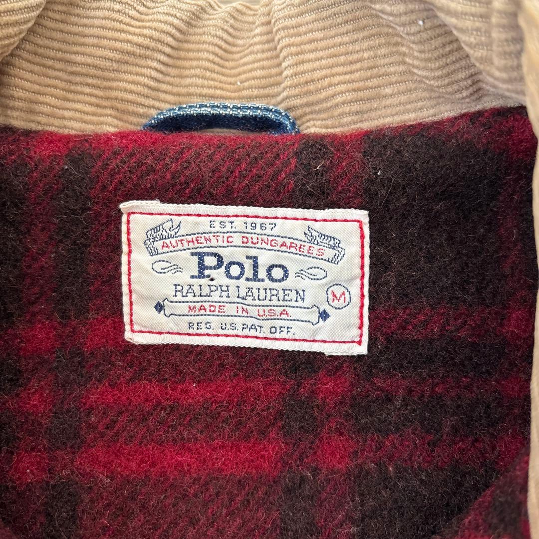 【Made in USA】80〜90sポロラルフローレン　 デニムジャケット