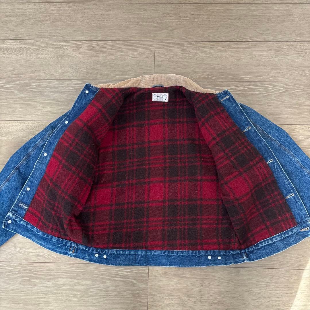 【Made in USA】80〜90sポロラルフローレン　 デニムジャケット