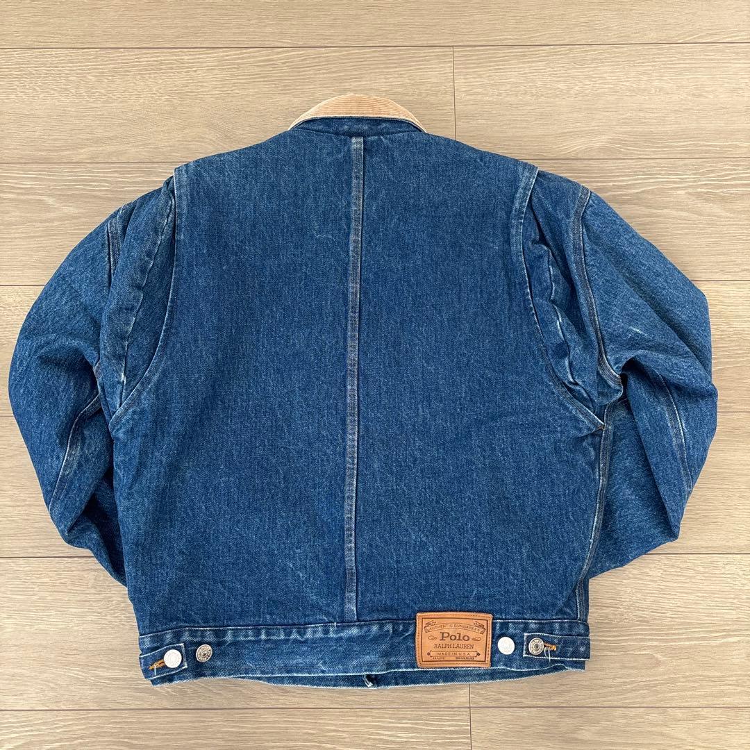 【Made in USA】80〜90sポロラルフローレン　 デニムジャケット
