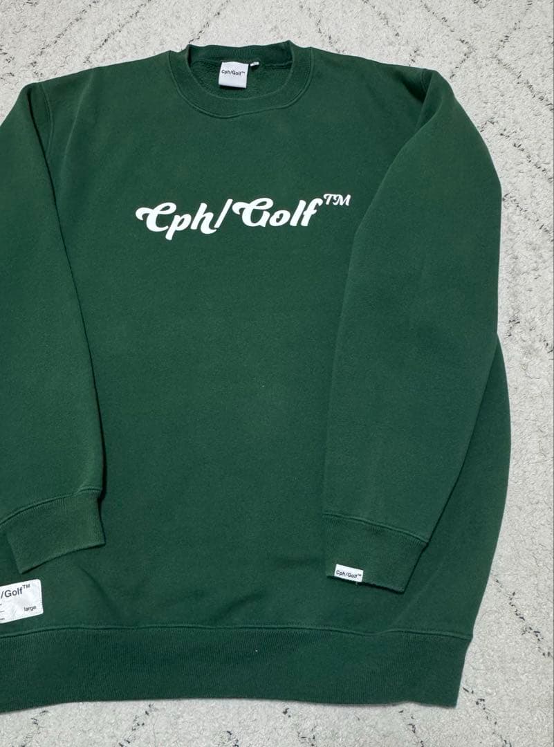 Cph/Golf ダークグリーン スウェット Lサイズ