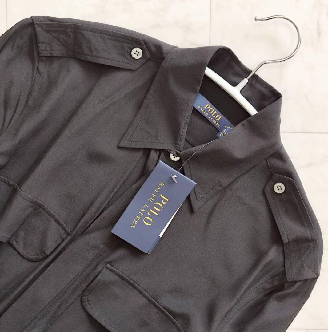 新品 紙タグ付 Polo Ralph Lauren シルク マキシ丈 ワンピース