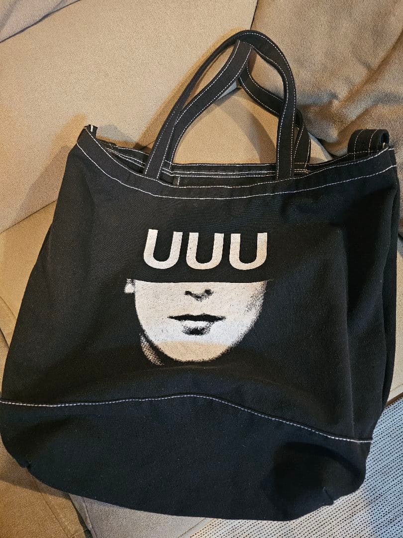 UNDERCOVERアンダーカバーUUUフェイスプリント2wayトートバック