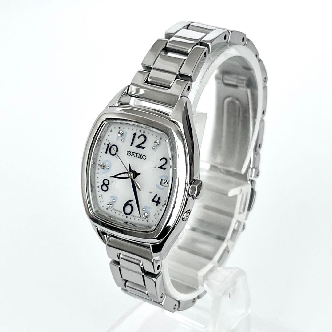 セイコー SEIKO レディース腕時計 稼働 電波ソーラー 磨き済み s2157