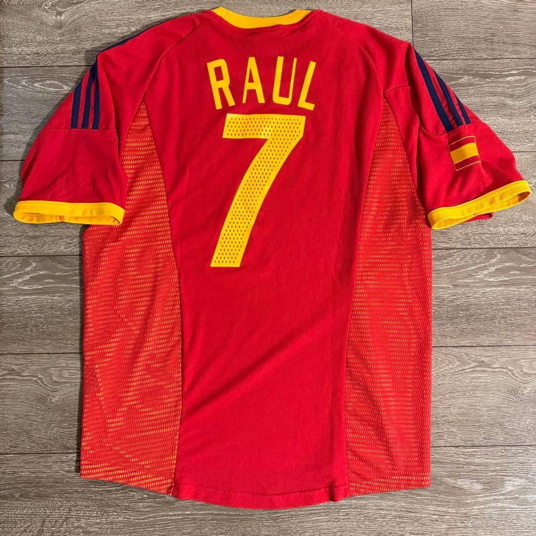 Adidas正規品 スペイン代表 2002 ワールドカップユニフォーム RAUL