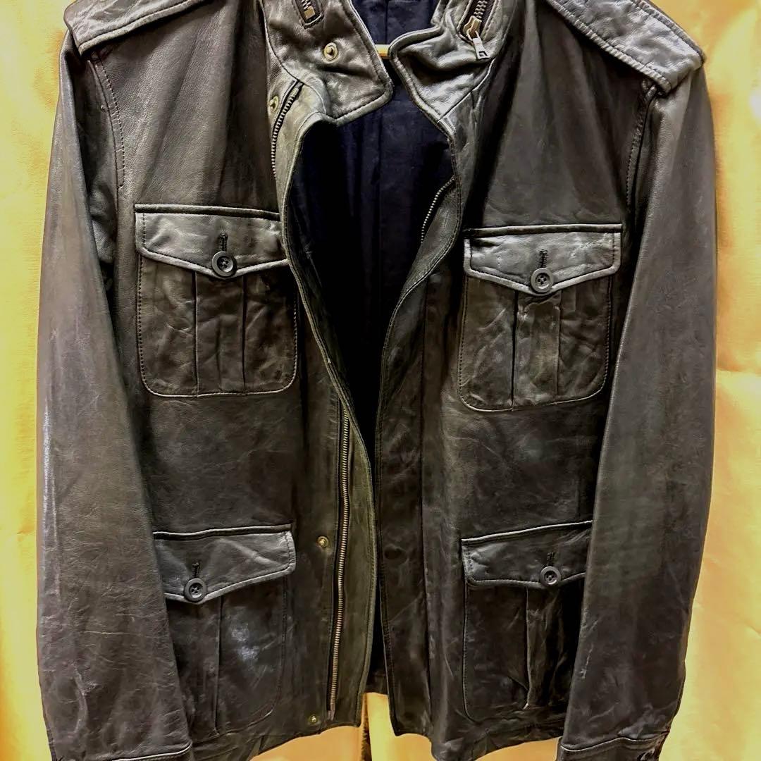 最終値下げ‼️PS Paul Smith 黒 羊革レザージャケット