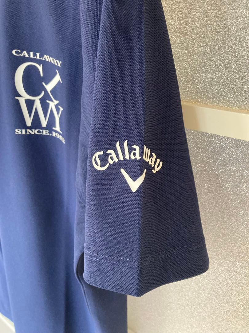 CALLAWAY ネイビー ハイネックシャツ（新品未使用タグ付）