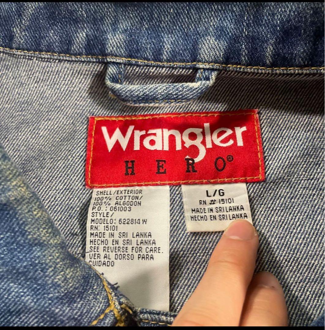 90s Wrangler HERO ラングラー 短丈デニムジャケット