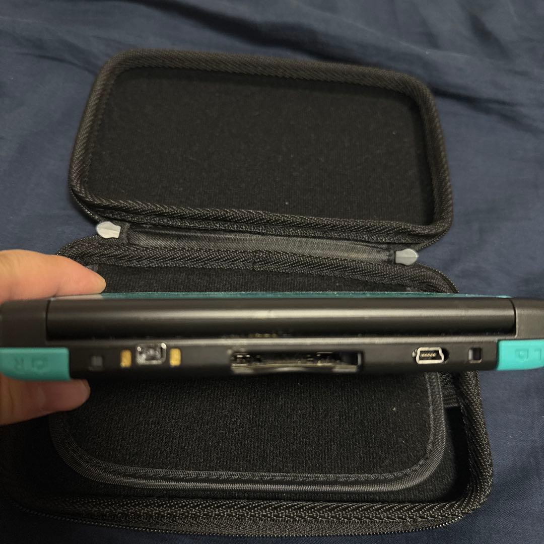 偽トロキャプチャー3DS LL ターコイズ×ブラック