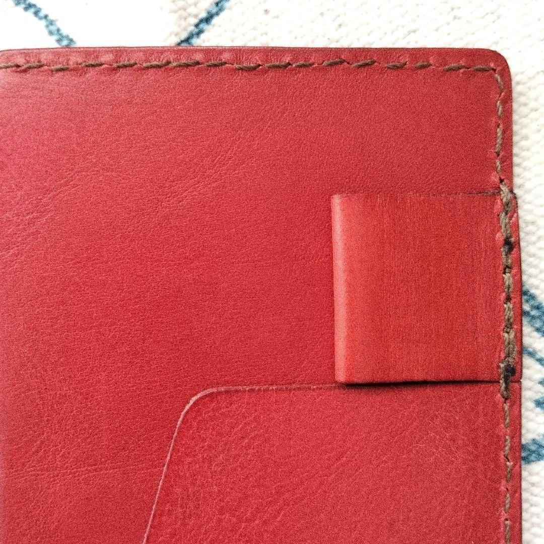 HERZ　ほぼ日手帳オリジナルサイズ　カバー　KB-104-S（レッド）