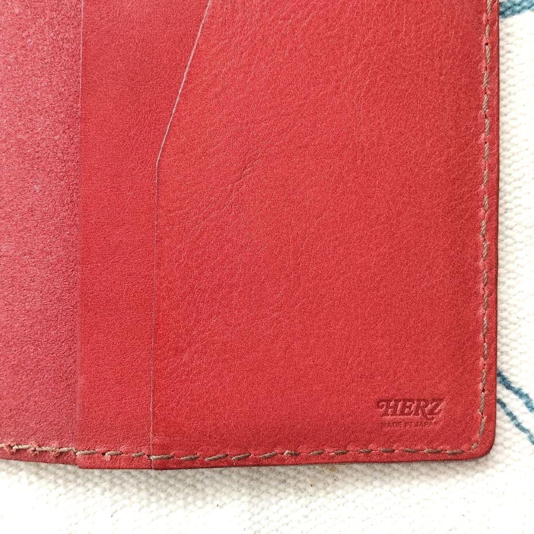 HERZ　ほぼ日手帳オリジナルサイズ　カバー　KB-104-S（レッド）