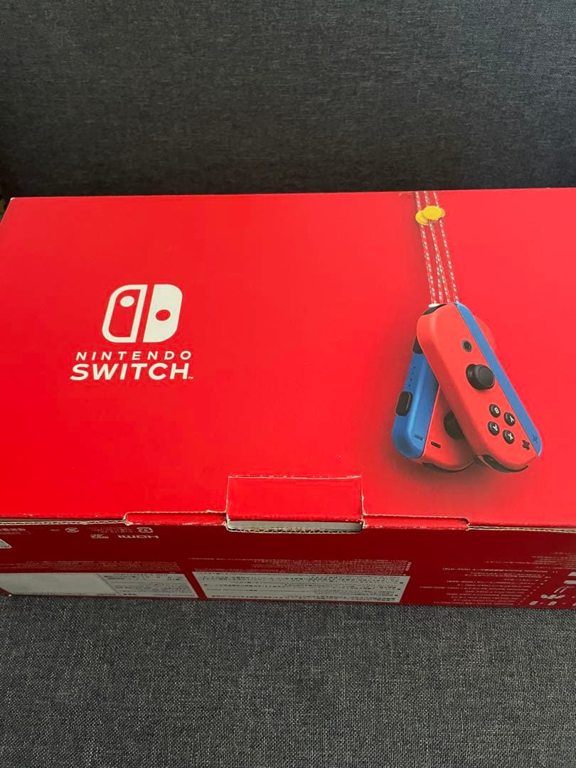 美品 Nintendo Switch マリオレッド×ブルーセット