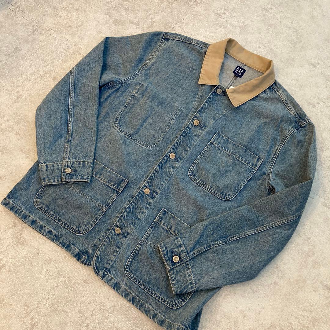 【新品タグ付き✨】GAP DENIM ギャップ　デニム　カバーオール　XL