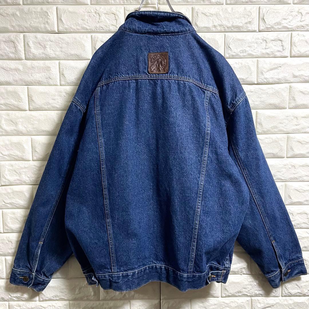 90s Marlboro マルボロ　デニムジャケット　メンズXLサイズ