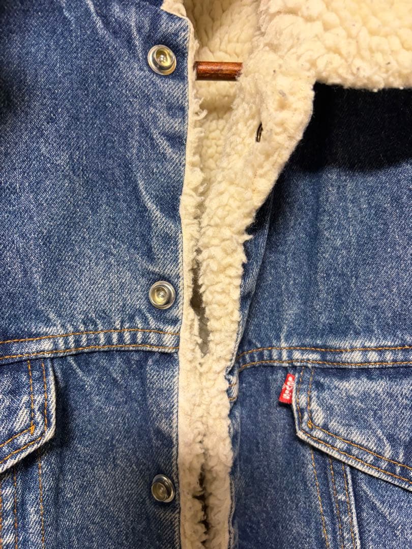 Levi's リーバイス 70608 ボアデニム　ジャケット　80's USA