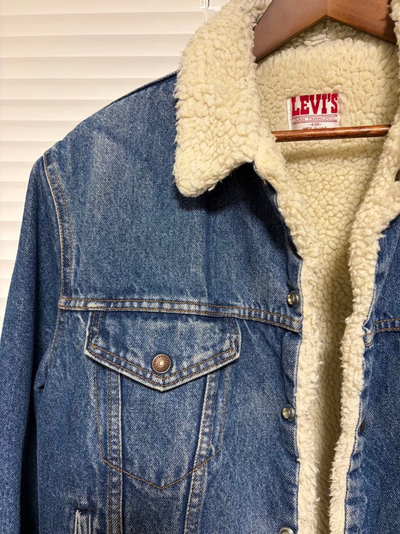 Levi's リーバイス 70608 ボアデニム　ジャケット　80's USA