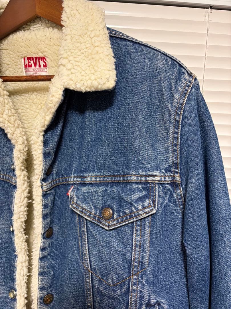Levi's リーバイス 70608 ボアデニム　ジャケット　80's USA