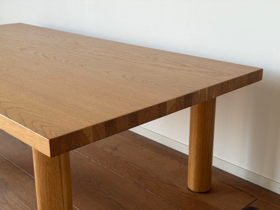 無印良品 木製テーブル オーク材 ローテーブル 120×60