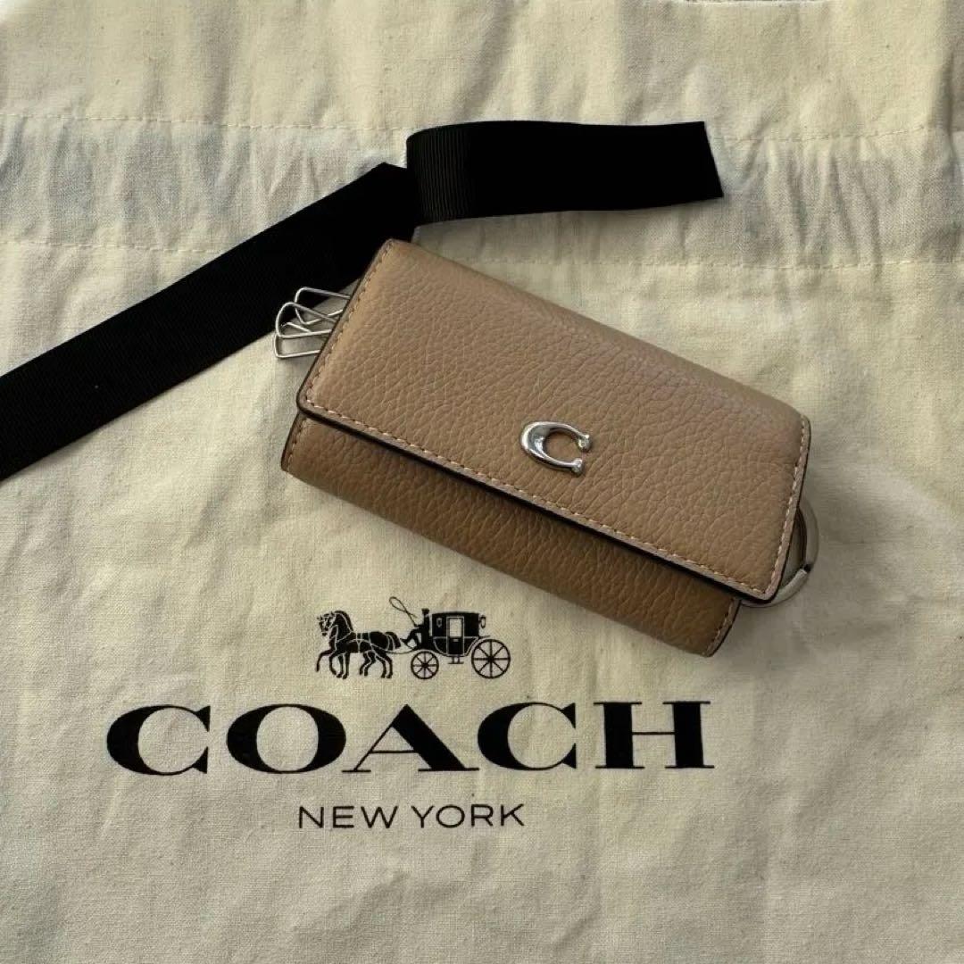 【新品•正規品】COACH コーチ　エッセンシャル 6 リング キー ケース