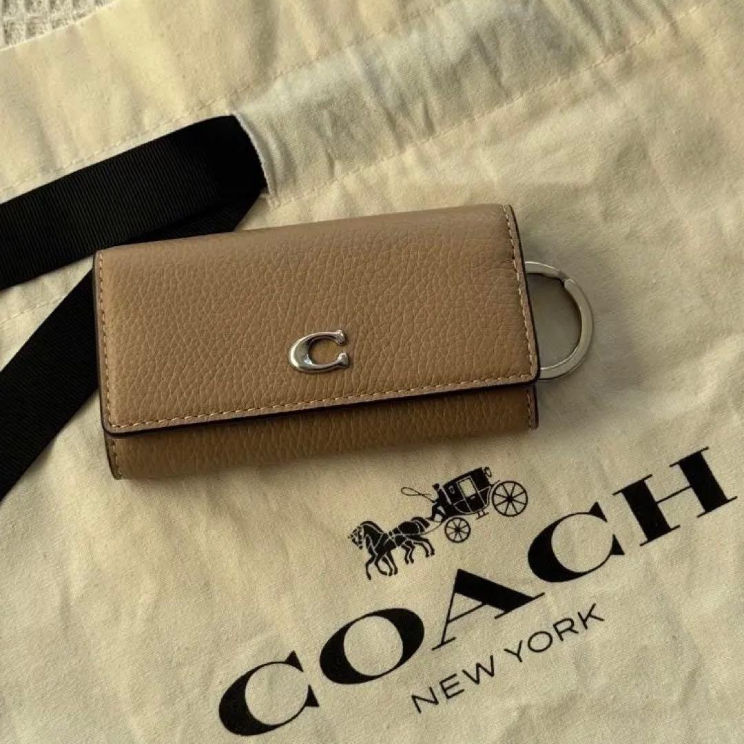 【新品•正規品】COACH コーチ　エッセンシャル 6 リング キー ケース