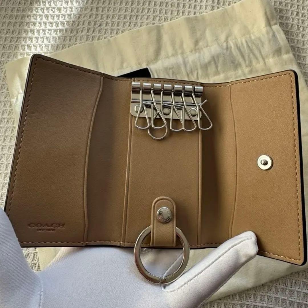 【新品•正規品】COACH コーチ　エッセンシャル 6 リング キー ケース