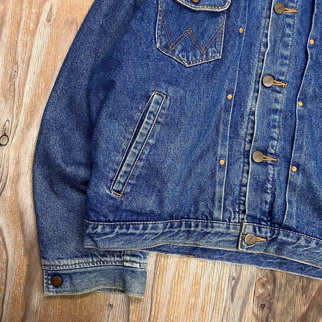80s WRANGLER デニムトラッカージャケット コーデュロイ ブランケット