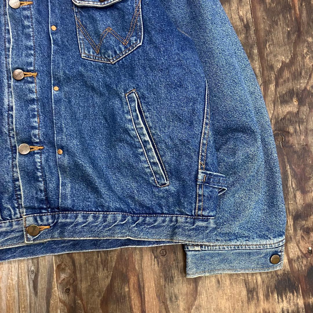 80s WRANGLER デニムトラッカージャケット コーデュロイ ブランケット