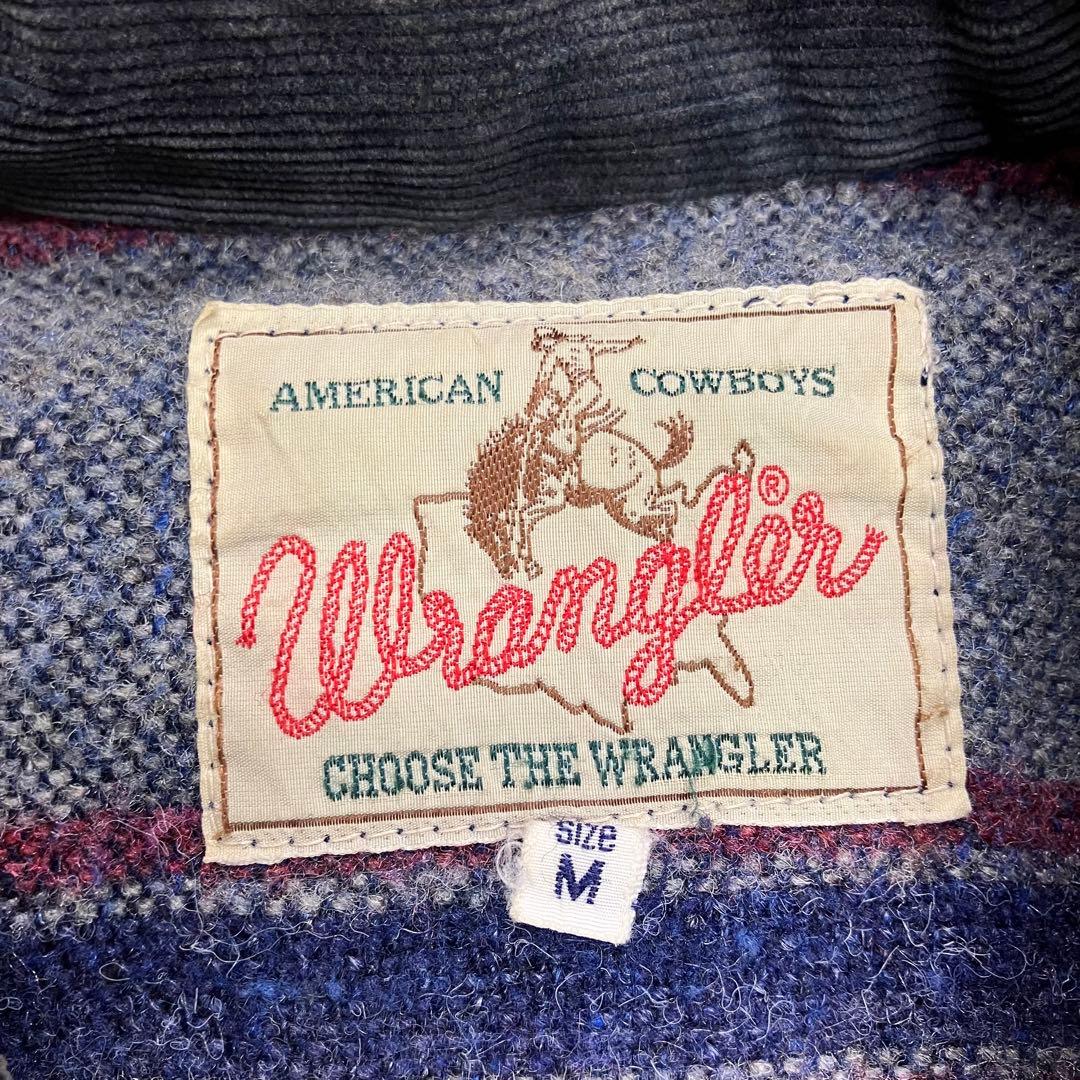 80s WRANGLER デニムトラッカージャケット コーデュロイ ブランケット