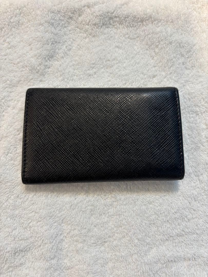 PRADA プラダ サフィアーノレザー ブラック キーケース★箱付き