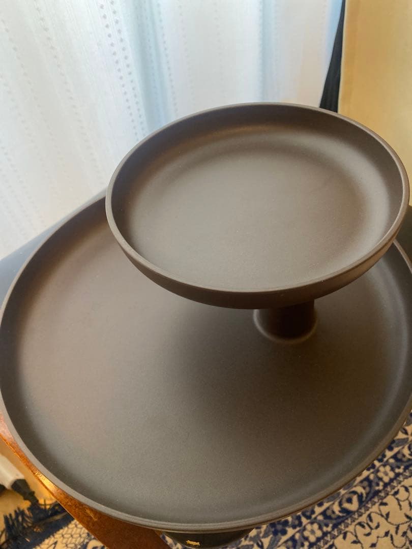 廃盤色ヴィトラvitra rotary tray teak brown 未使用品