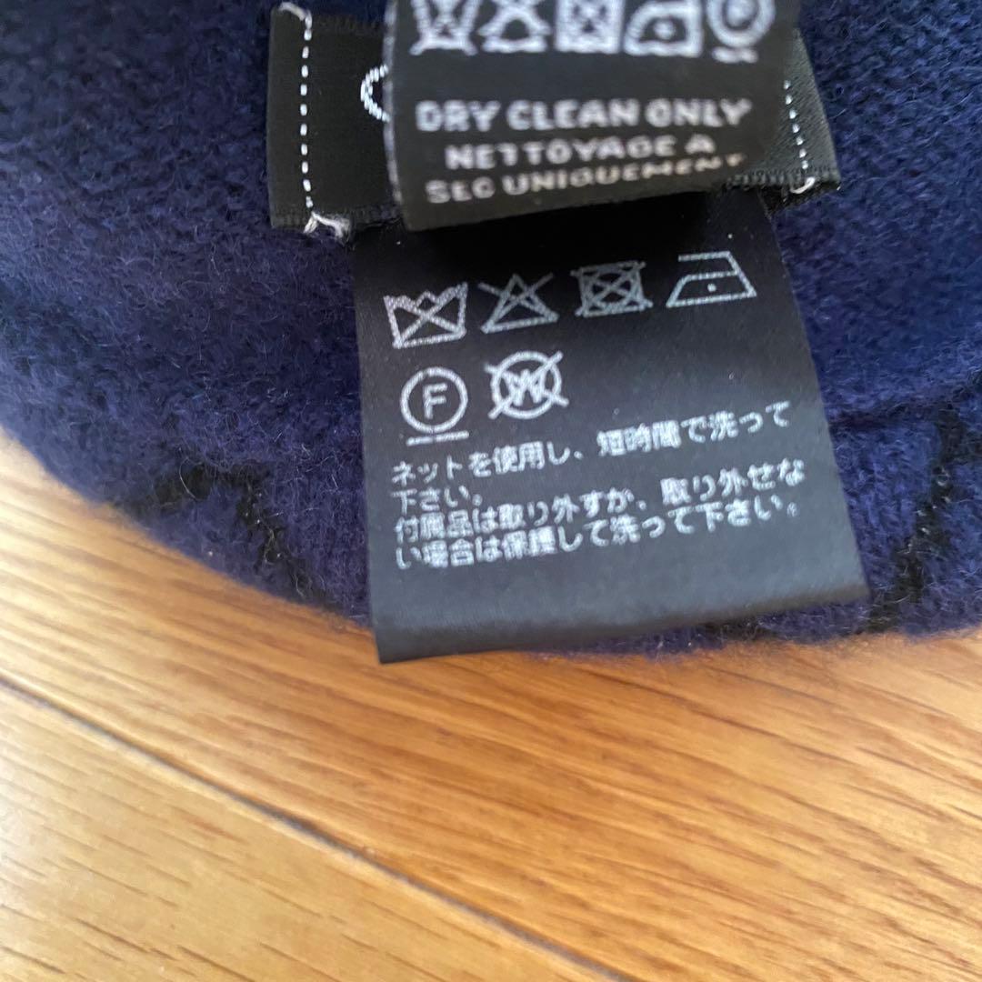 CHANEL シャネル ネイビー ニット帽