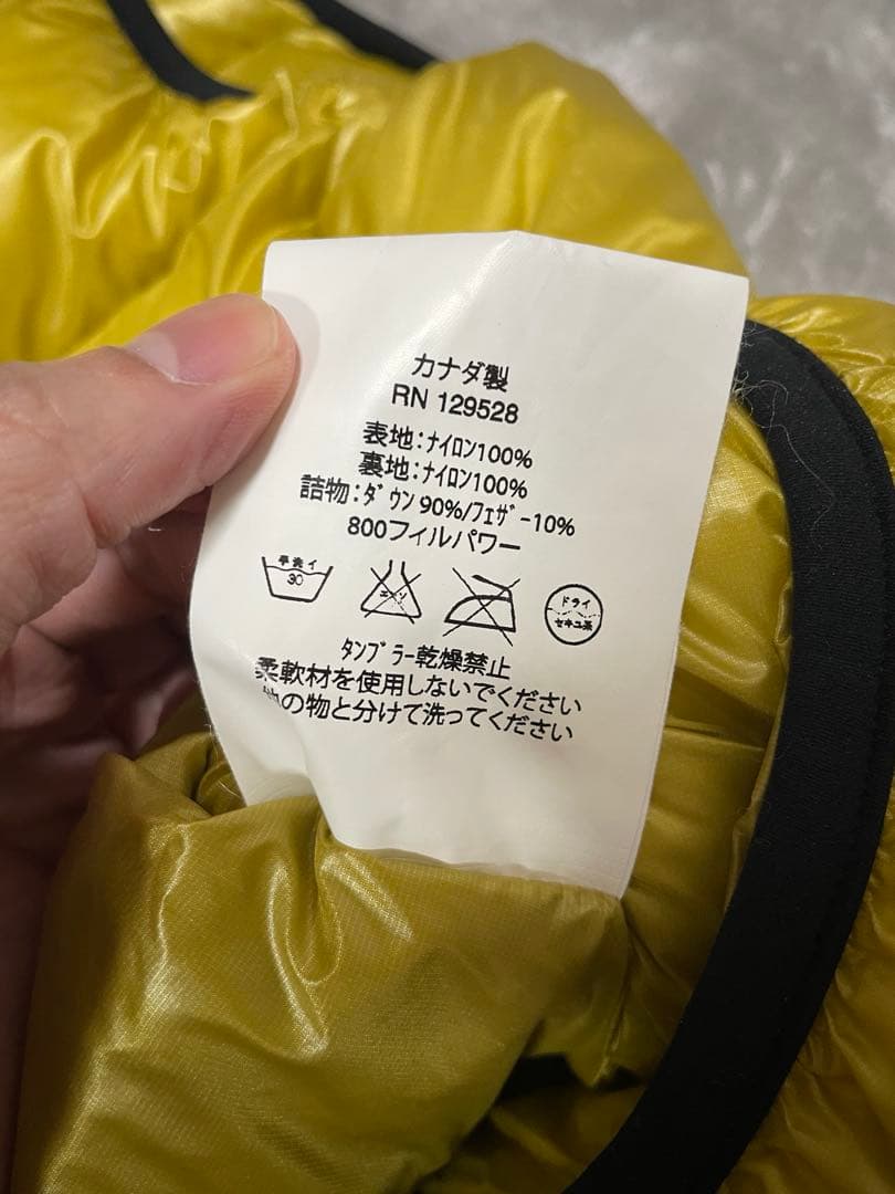 BROOKS-RANGEM イエローダウンベスト