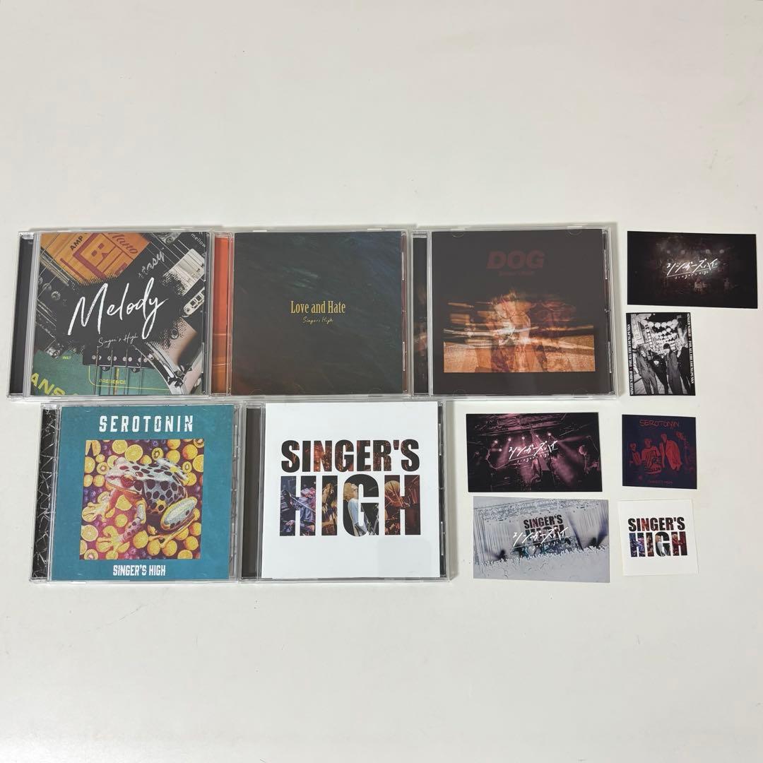 シンガーズハイ CD 5枚＋ ステッカー ＋ストーリーミングカード 帯付き