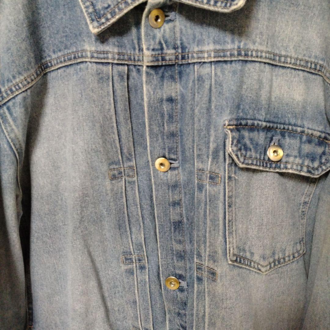【即完売モデル】 ZARA ザラ デニムジャケット　 虎 薔薇　背面刺繍
