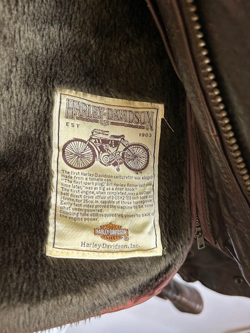 お*り様 Harley Davidson ハーレーダビッドソン 革ジャン レザー