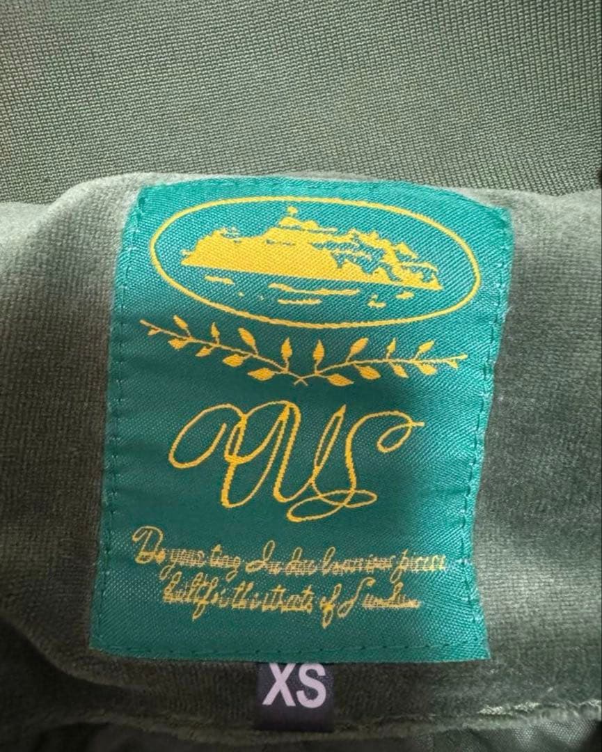 Corteiz Velour Tracksuit Green ベロアセットアップ