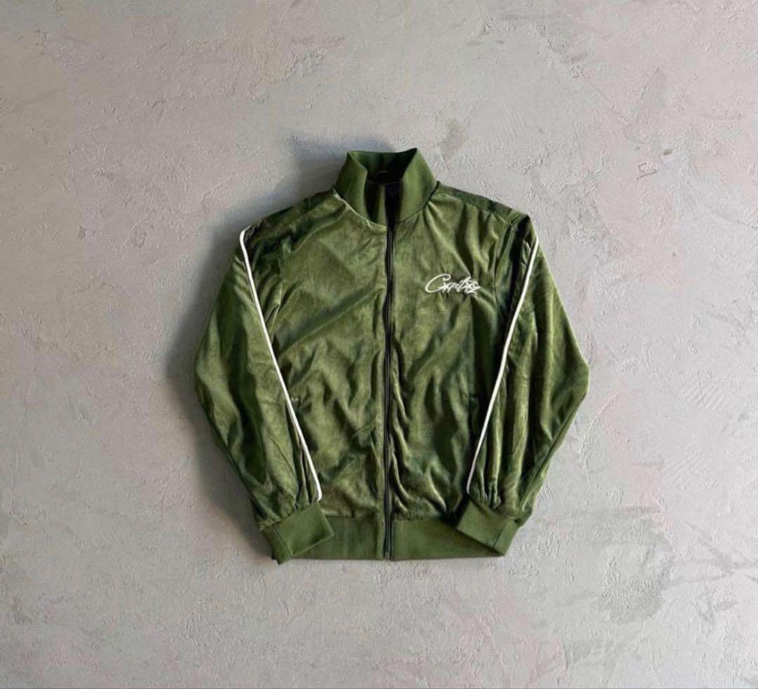 Corteiz Velour Tracksuit Green ベロアセットアップ