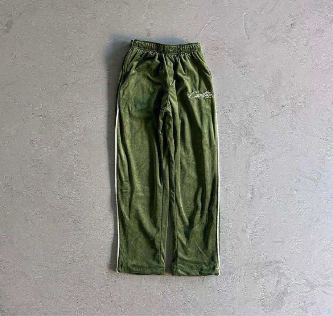 Corteiz Velour Tracksuit Green ベロアセットアップ